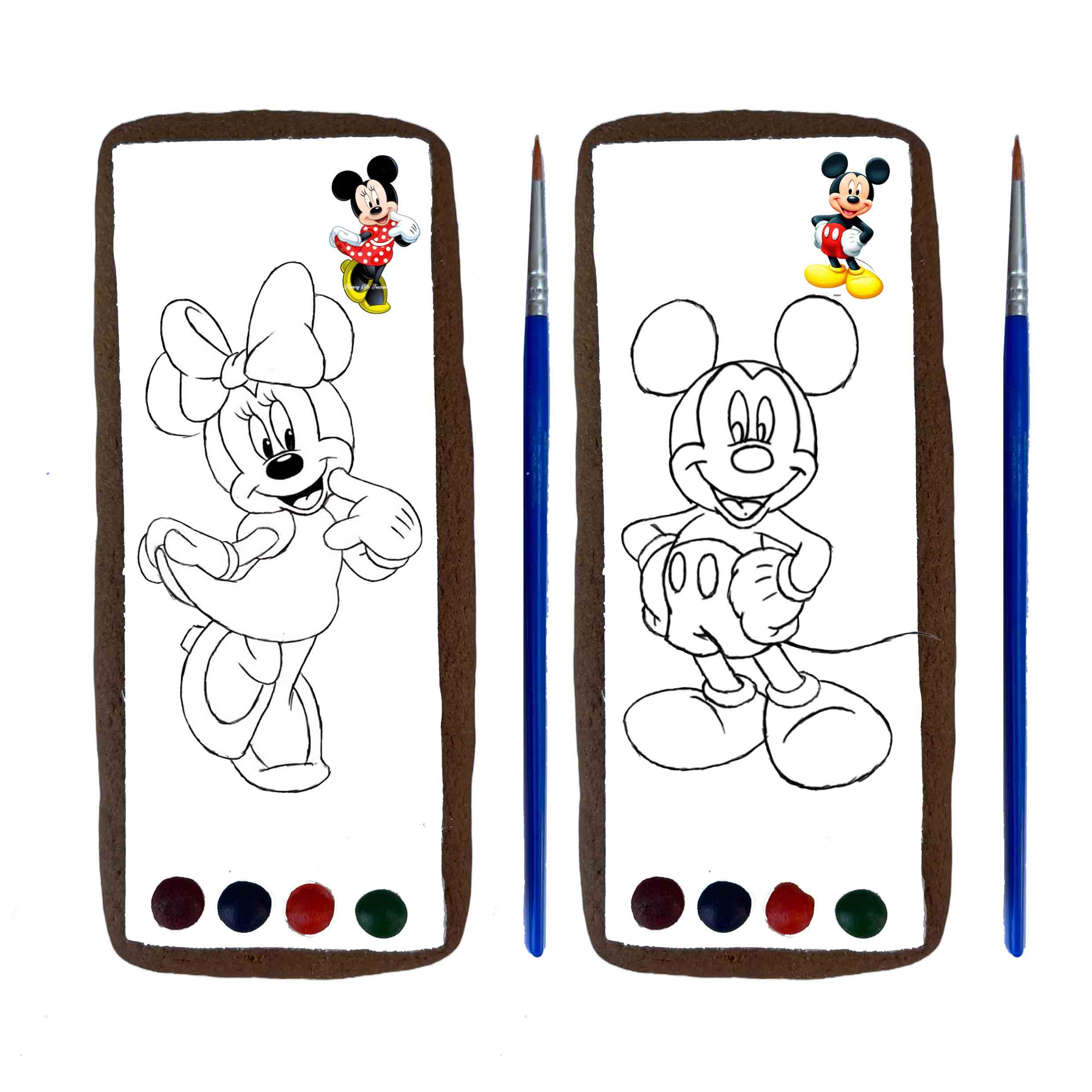     
            Miki and Minnie mouse
    