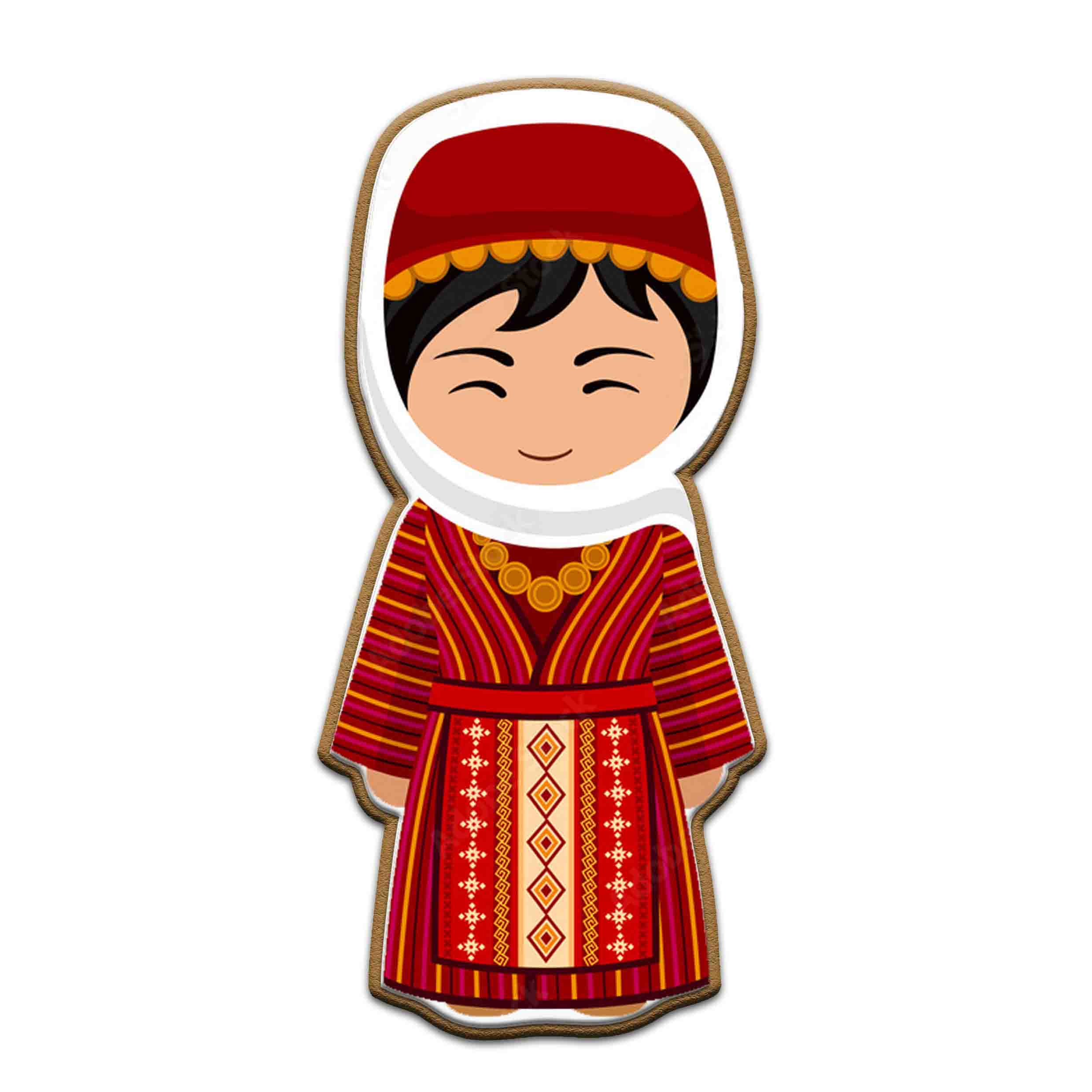     
            Girl in traditional costume
    