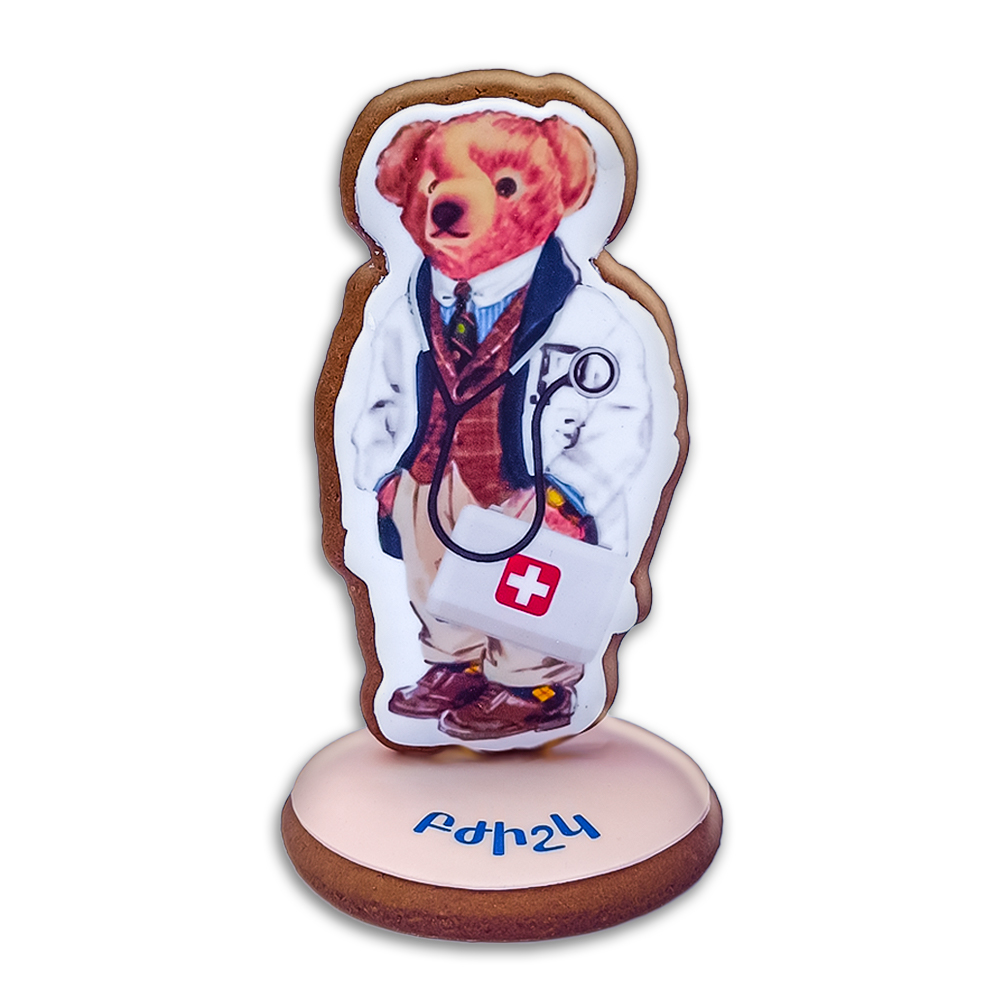     
            Polo bear with stand
    