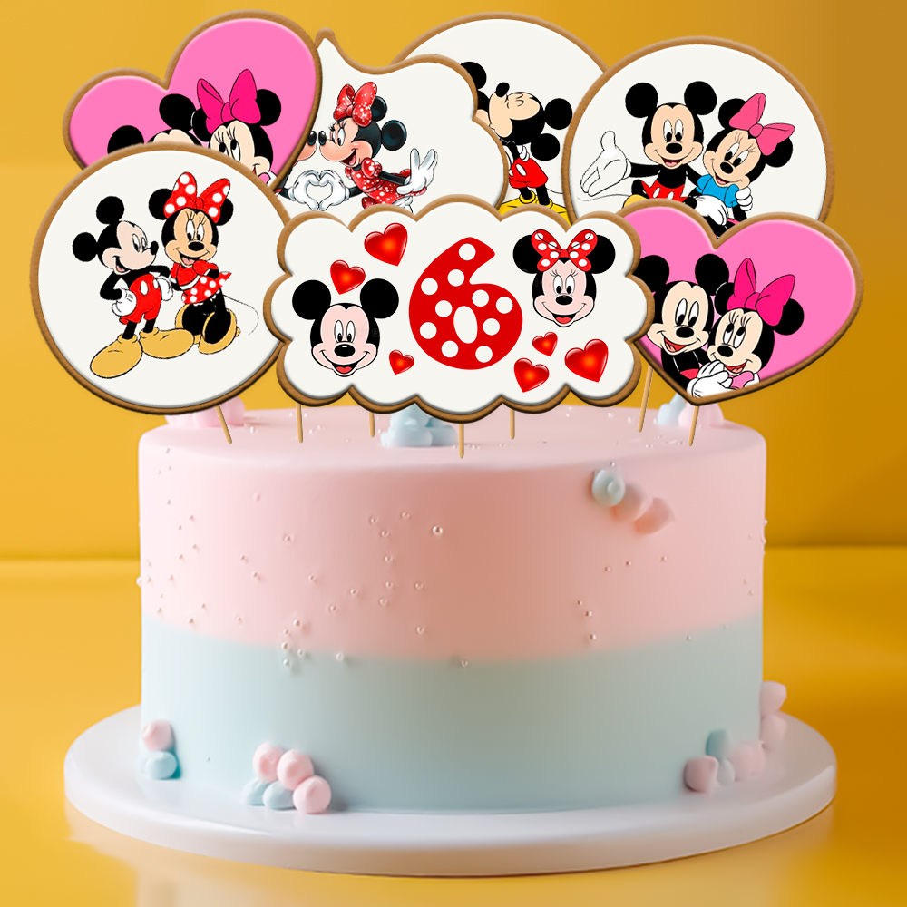     
            Miki and Minnie mouse
    